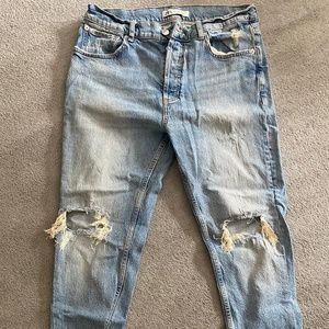 Zara Ripped Skinny Jeans